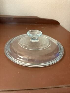 Pyrex G5C Round Replacement Glass Lid G-5-C Clear & Ribbed J-1